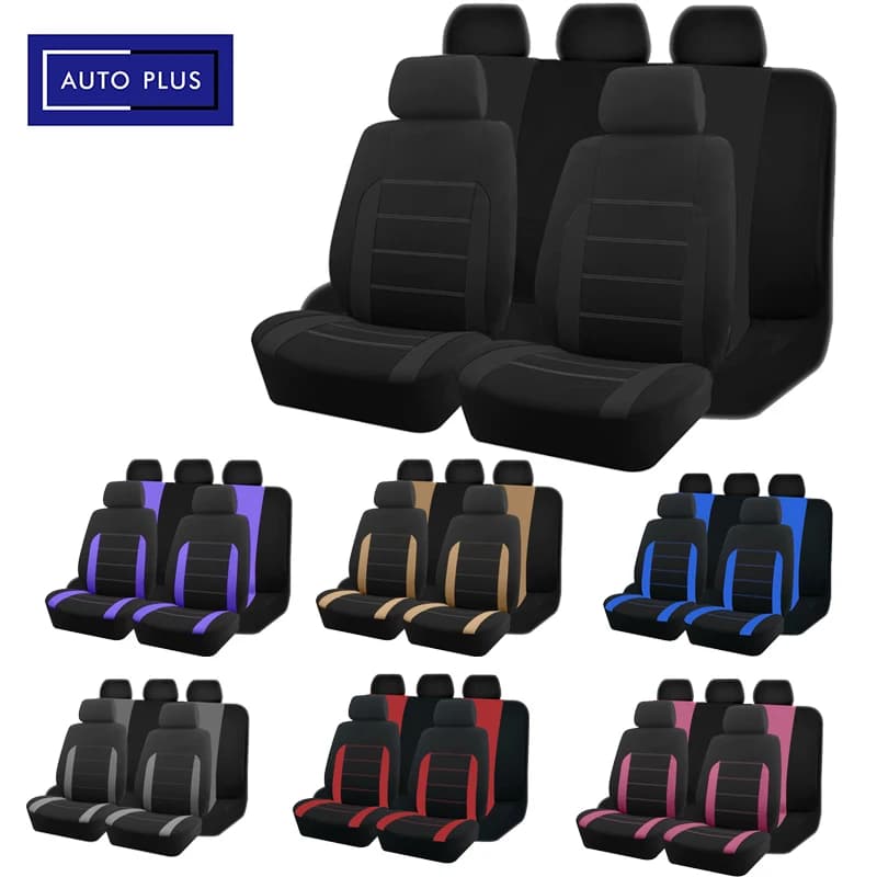 AUTO PLUS fundas de asiento de coche, tamaño Universal, se adapta a la mayoría de los coches, Suv, camión, furgoneta, accesorios de coche, fundas
