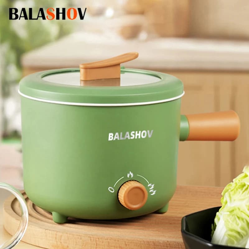 Olla arrocera eléctrica de 220V, sartén para estofado multifuncional, utensilios de cocina antiadherentes para cocina, olla caliente multicocina,