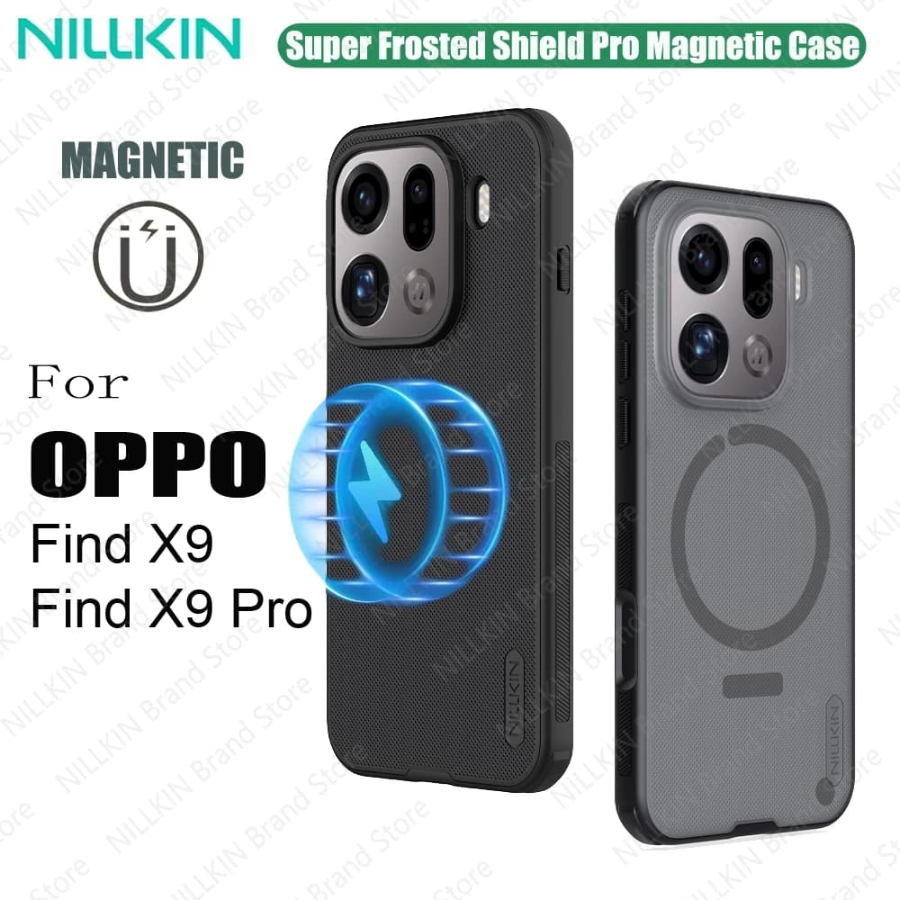 Nillkin para OPPO Find X9 Pro / X9 MagSafe funda Frosted Shield Pro funda magnética a prueba de golpes cubierta ultrafina para OPPO Find X9 Pro