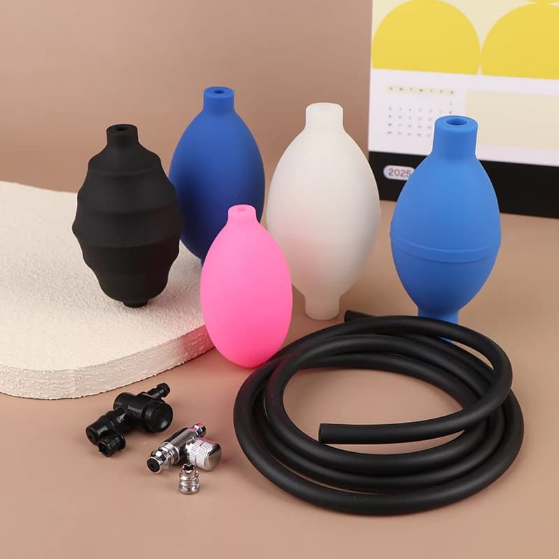 Bomba de Aire de Bulbo Inflable de PVC para Esfigmomanómetro, Monitor de Presión Arterial, Accesorio de Cuidado de la Salud Portátil, Válvulas de