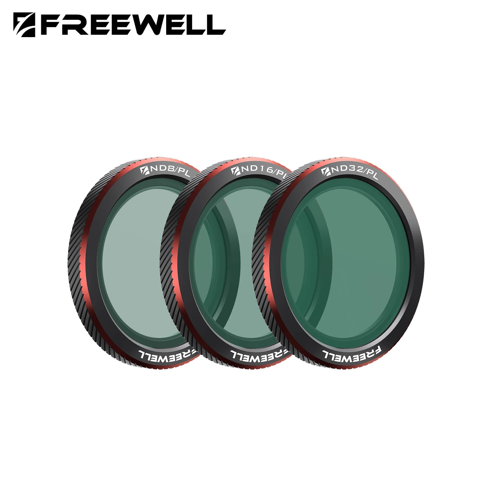 Freewell - Paquete de 3 Filtros Magnéticos ND, UV, CPL, ND/PL, Glow Mist 1/4, Compatibles con la Cámara DJI Neo 2, Accesorios de Fotografía