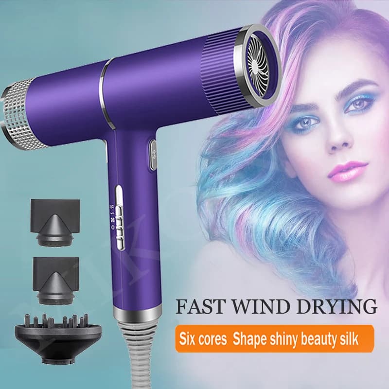Secador de pelo iónico negativo infrarrojo profesional, soplador eléctrico de viento caliente y frío, herramienta de estilismo para salón de