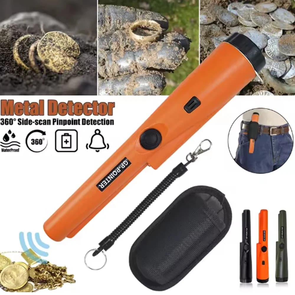 Nuevo Detector de Metales portátil de alta calidad, puntero GP, varilla de posicionamiento impermeable, detección con pulsera, luces LED