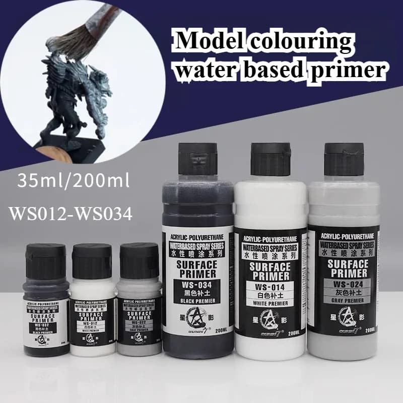 35ml/200ml protección del medio ambiente modelo impermeable imprimación en aerosol DIY militar/arquitectónico/modelo de paisaje imprimación para
