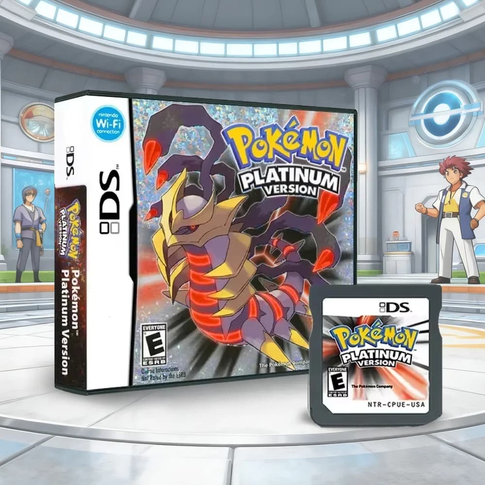 Tarjeta de juego Pokemon NDS Diamond Pearl Soul Silver Heart Gold Platinum Edición estadounidense (edición de tarjetas R4)