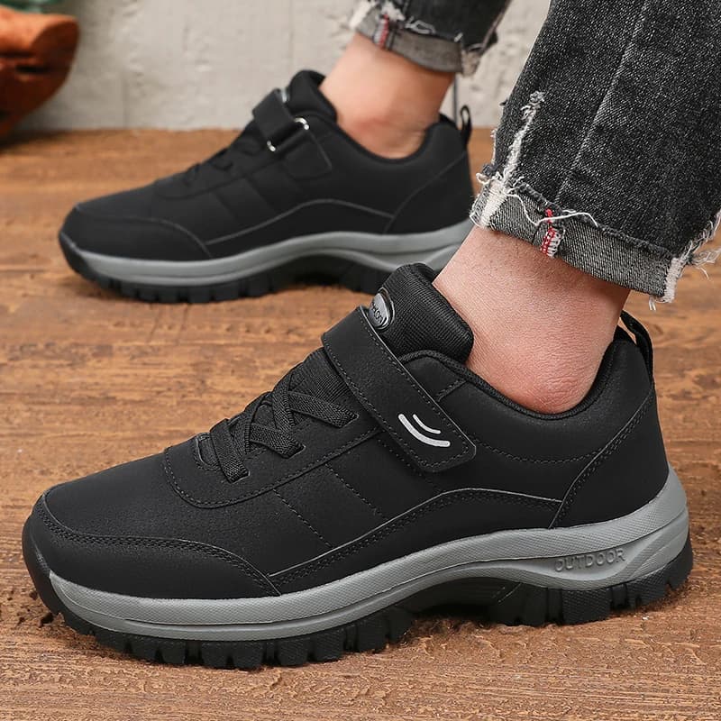 Zapatos de hombre con suela gruesa, antideslizantes, para montañismo, zapatillas ligeras, transpirables, para tenis al aire libre, cómodas