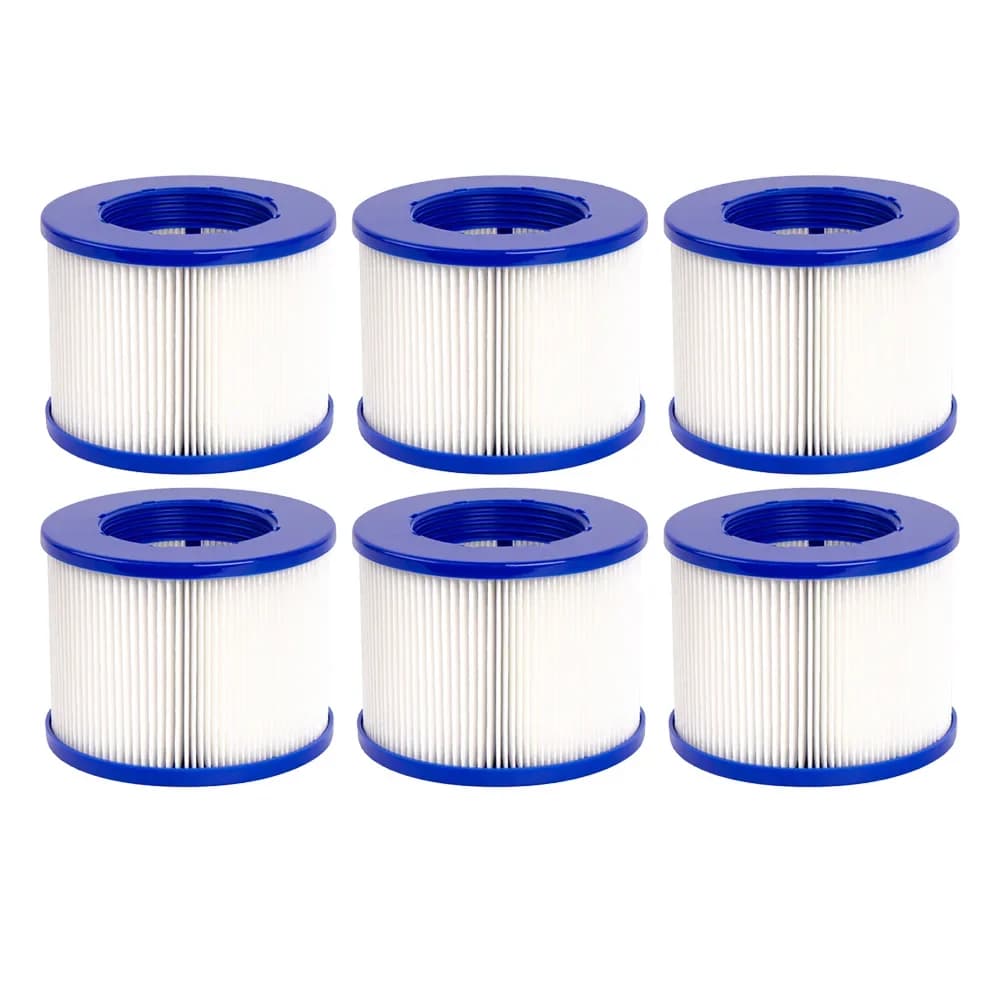 Cartucho de filtro de spa con filtro tipo VI, Compatible con GYMAX SPA y la mayoría de los jacuzzi, piscina de masaje, piscina inflable, piscina