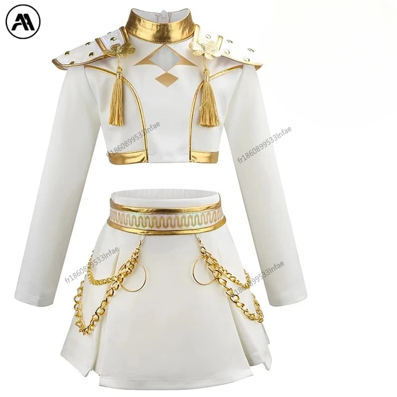 Disfraz de Halloween Estilo Coreano para Niñas, Disfraz de Cosplay, Disfraz de Chica Sexy, Traje Negro Brillante, Disfraz de Anime para Niña
