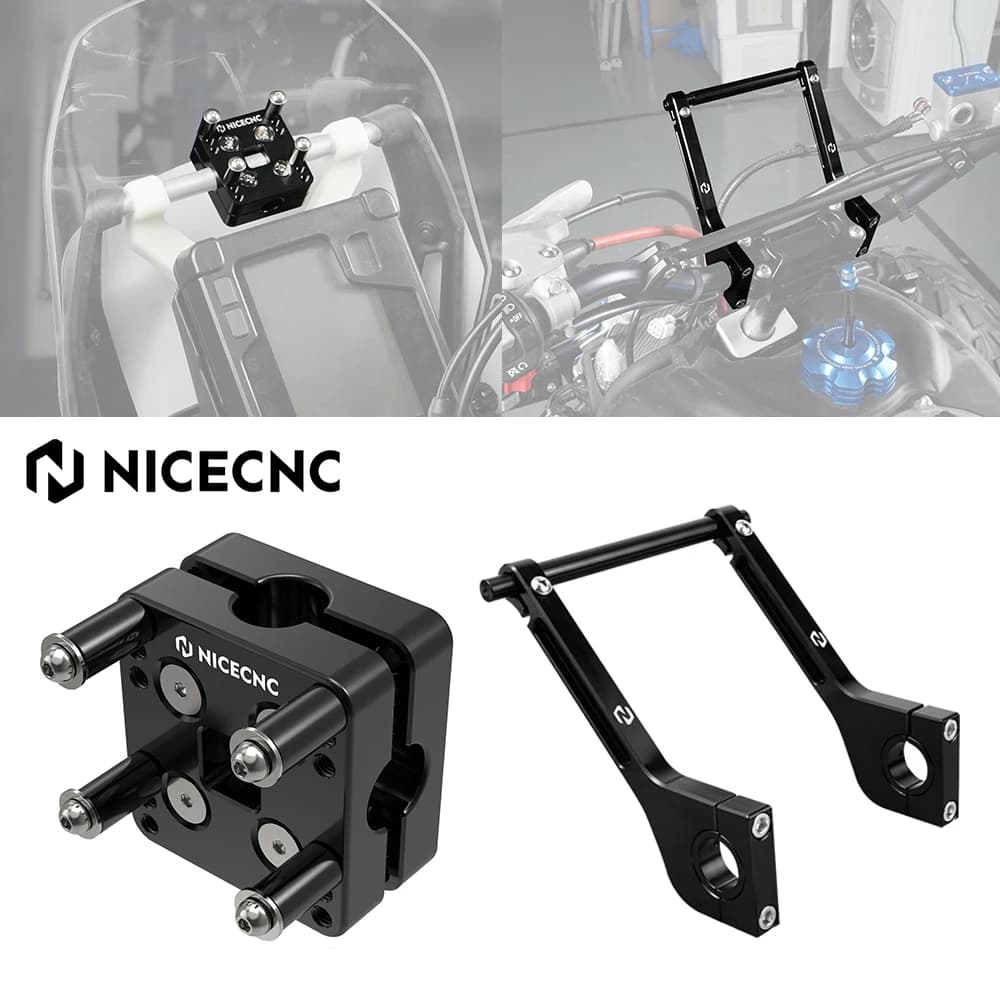 Soporte GPS, Kit de brazo de montaje para libros de carretera de navegación para Ktm Enduro Husqvarna Suzuki Husaberg Yamaha Honda Kawasaki Sherco