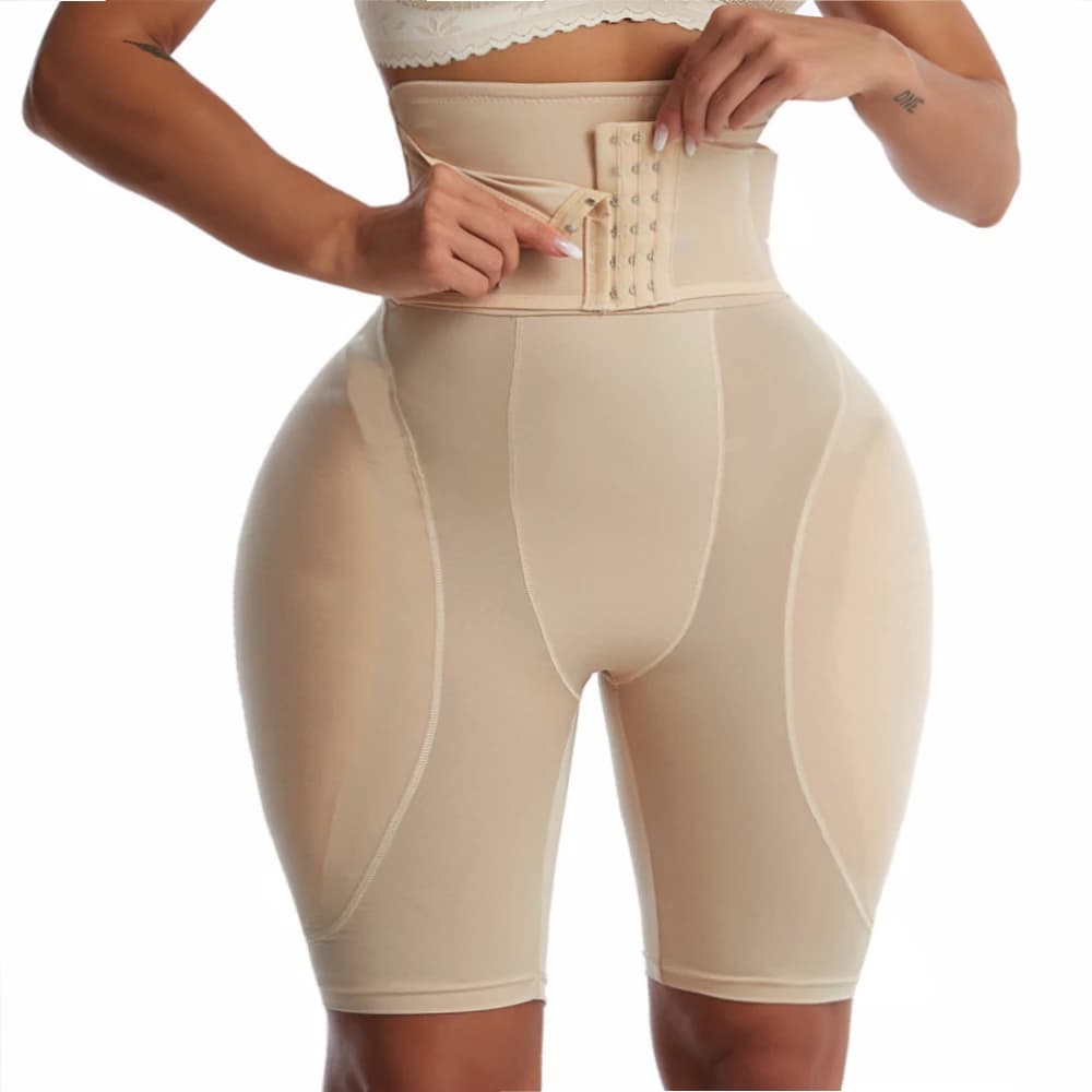 Entrenador de cintura alta moldeador de cuerpo, bragas acolchadas, glúteos, potenciador de cadera, moldeadores de glúteos, levantador de glúteos