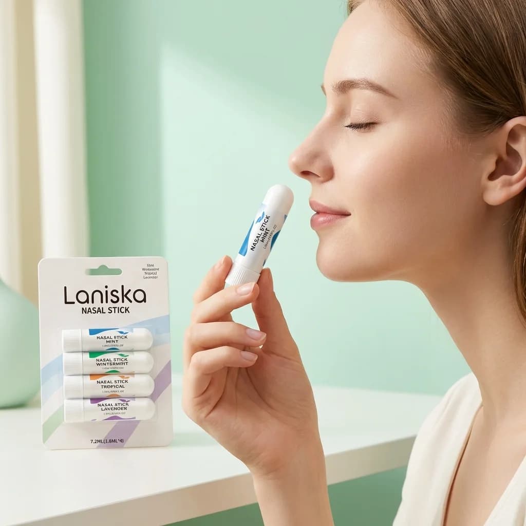 Set de Inhaladores Nasales Refrescantes, Previene la Somnolencia al Conducir, Mejora la Concentración, Mente Clara, Menta Fresca, Relajación,