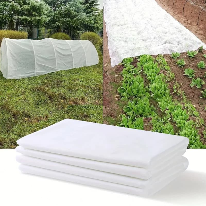 Cubierta para Plantas Anticongelante, Malla Flotante para Jardín de Tela No Tejida, Utilizada para la Protección Anticongelante de Verduras y Frutas