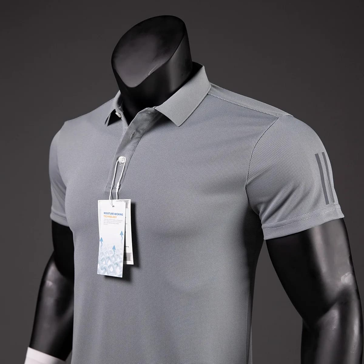 Camisa de Golf para hombre, Polo informal deportivo de lujo, camiseta funcional de manga corta con solapa transpirable de secado rápido para hombre