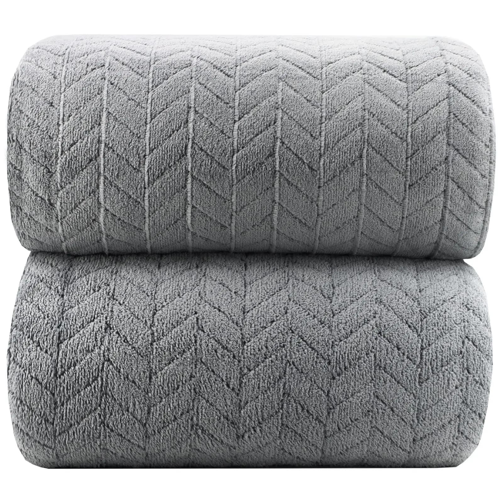 Toallas de baño para baño, sábanas de baño, felpa, extra grande, súper suave, microfibra altamente absorbente, 27x55 pulgadas
