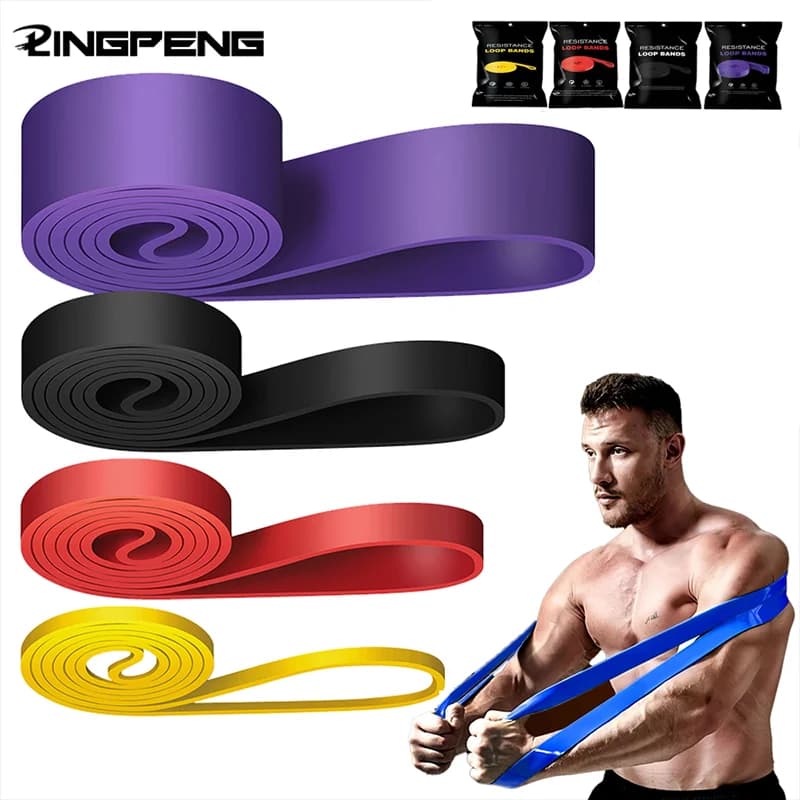 Bandas de resistencia de látex para tirar hacia arriba, gimnasio, Fitness en casa, expansor de goma, asistencia de fuerza, equipo de entrenamiento