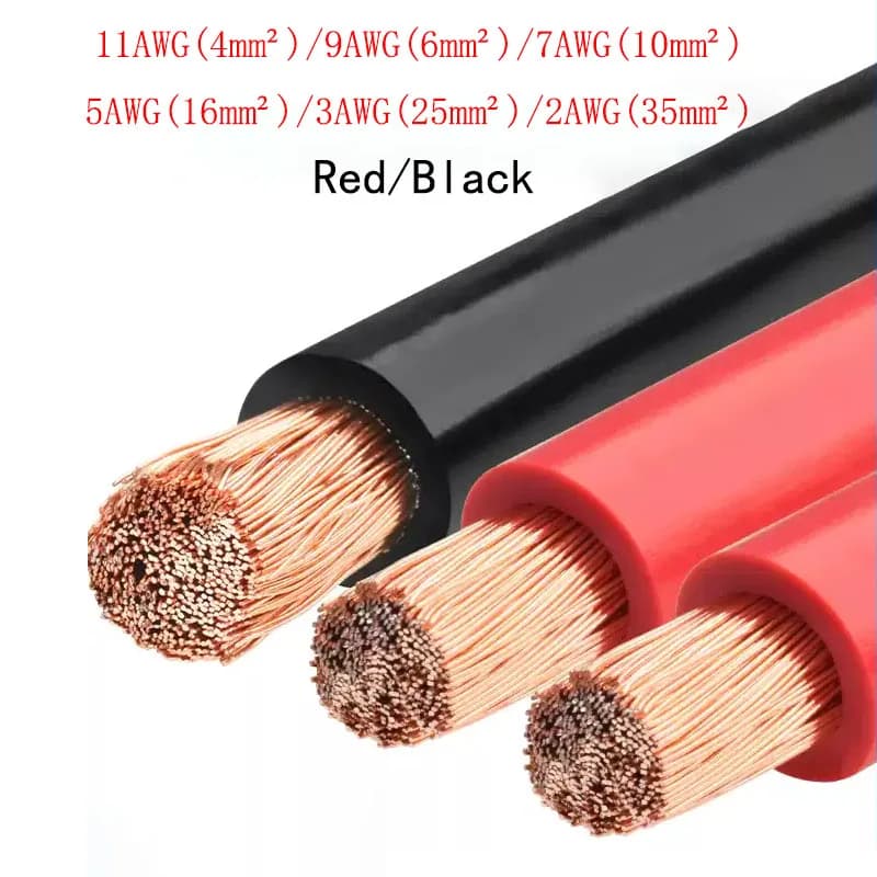 Cable de alimentación grande RV 4mm2 6mm2 10mm2 16mm2 25mm2 35mm2 50mm2 70mm2 95mm2 120mm2 cable de cobre multihebra de un solo núcleo