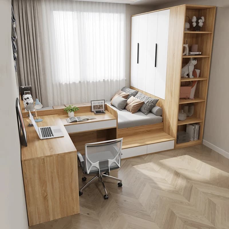 Tatami de caja alta para apartamento pequeño