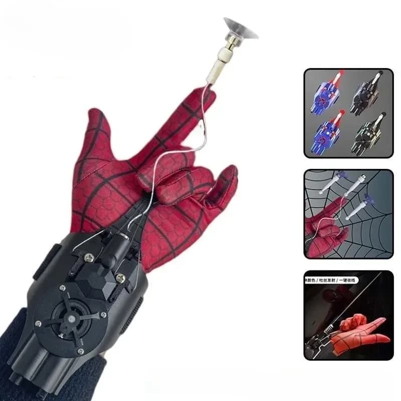Ml Legends Spiderman Web Shooters juguetes Spider Man lanzador de muñeca Cosplay Peter Parker accesorios guantes para niños regalo