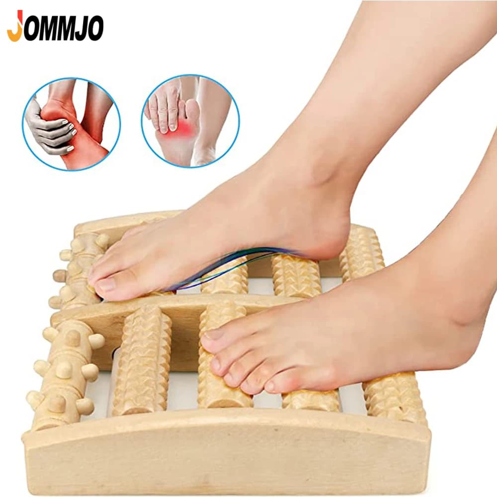 Rodillo para pies para alivio de fascitis plantar, masajeador de pies para neuropatía y aumenta la circulación, espolón de talón y relajación del