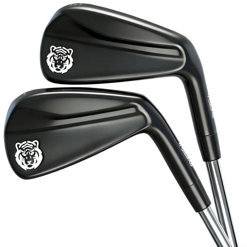 Juego de Palos de Golf para Hombre, Hierros de Golf Negros de Edición Limitada, Juego de Hierros de Golf para Diestros, Varilla de Acero o Varilla de