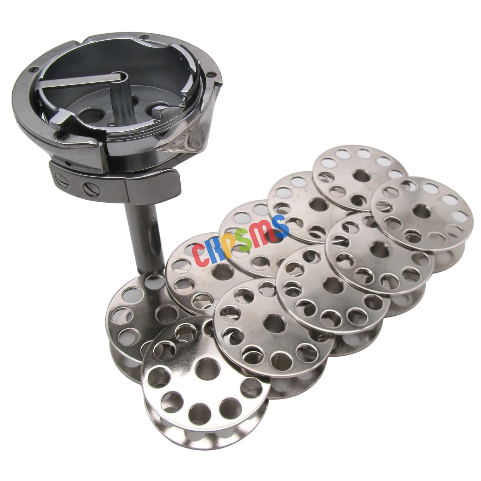 Juego de ganchos y bobinas rotativas de gran capacidad, conjunto #265093 + 264645 para Singer 144W 145W Adler 220 CONSEW 744R