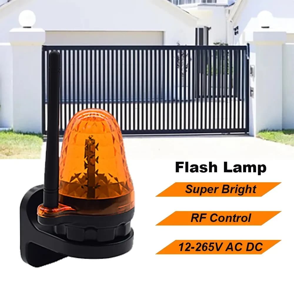 Luz de alarma LED Universal para exteriores, luz estroboscópica intermitente, abridor de puerta de emergencia para lámpara de advertencia, 12V, 24V,