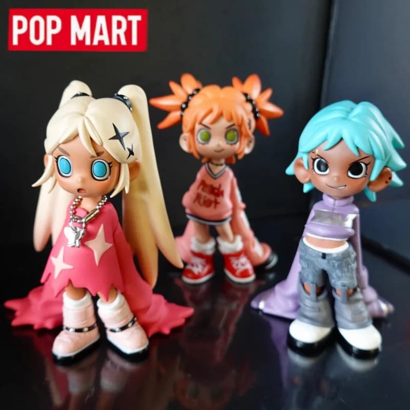 POP MART Lil Peach Riot Loading Series Caja Sorpresa Figura de Acción Anime Muñecas Coleccionables Juguetes Regalo para Niñas