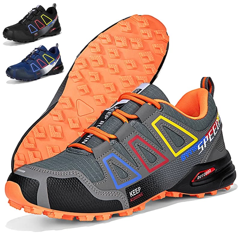Zapatos de ciclismo para hombre, calzado para ciclismo de montaña y cross-country, antideslizantes, resistentes al desgaste, zapatos de entrenamiento