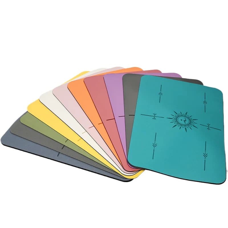Mini estera de soporte plana, estera de Yoga de goma de poliuretano antideslizante, 40X60CM, estera de Fitness de rodilla de equilibrio invertido,
