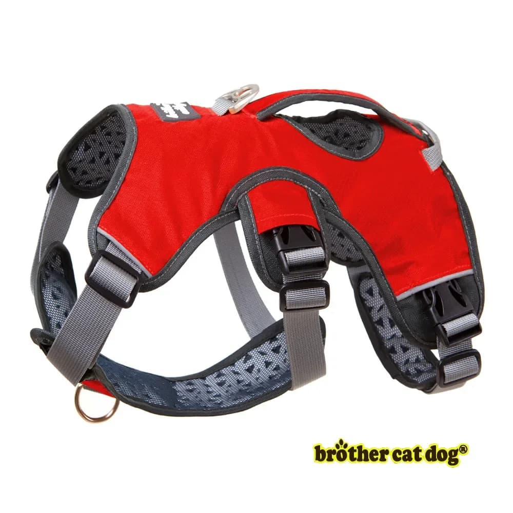 Arnés para perro mascota, chaleco para caminar para perros grandes, ajustable, fuerte, acolchado para exteriores, arnés reflectante de viaje,