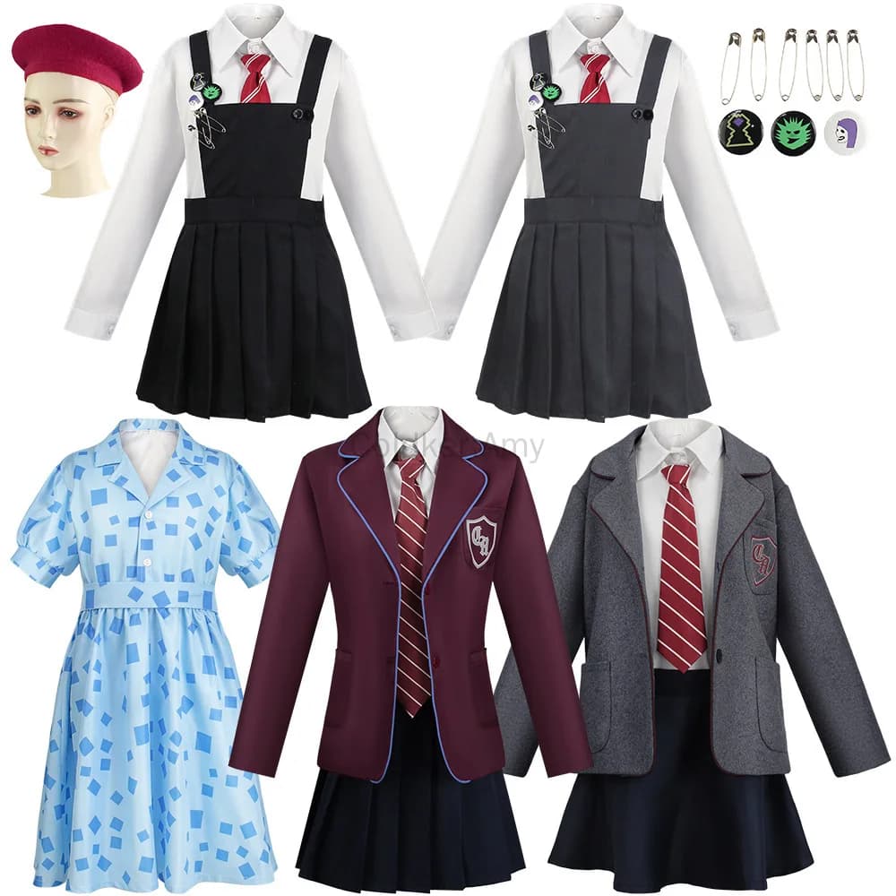 Película Matilda Cosplay disfraz uniforme escolar abrigo falda corbata Roald Dahls Matilda el disfraz Musical traje niños para niñas mujeres
