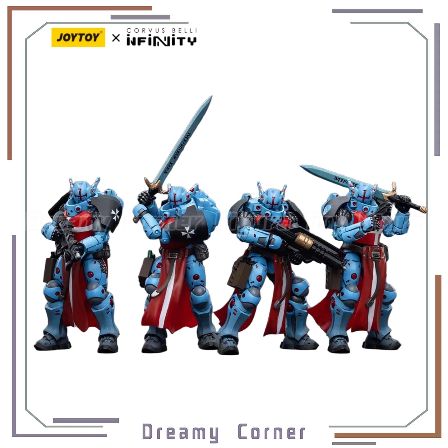 【En stock】JOYTOY Infinity PanOceania Knights Hospitallers 1/18 Figuras de acción Modelos Juguetes