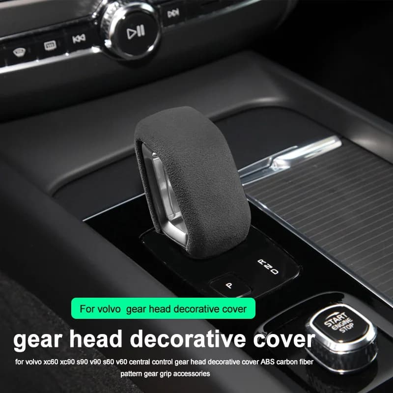Para volvo XC60 S90 XC90 S60 V60 XC40 2022 V90CC v60cc v90 cabezal de engranaje de control central accesorios de cubierta decorativa