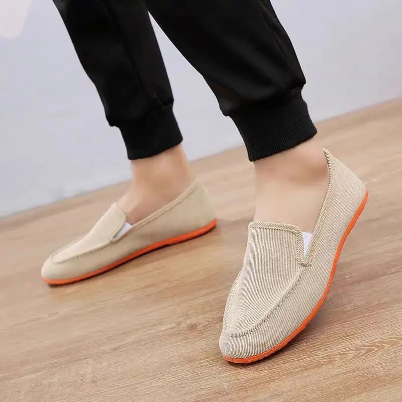 2026 nuevos mocasines informales de verano para hombre, zapatos de lona con estilo antiguo, zapatos multicolores de talla grande para hombre,