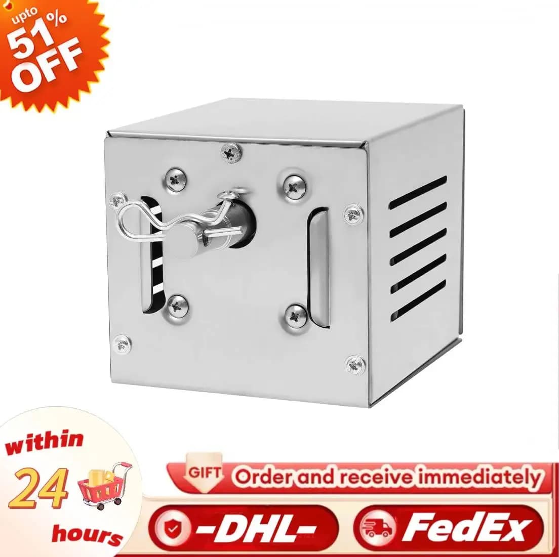 Motor giratorio para barbacoa eléctrica de acero inoxidable de 25W, Motor de asador para parrilla, 220V, carga máxima de 60 kg