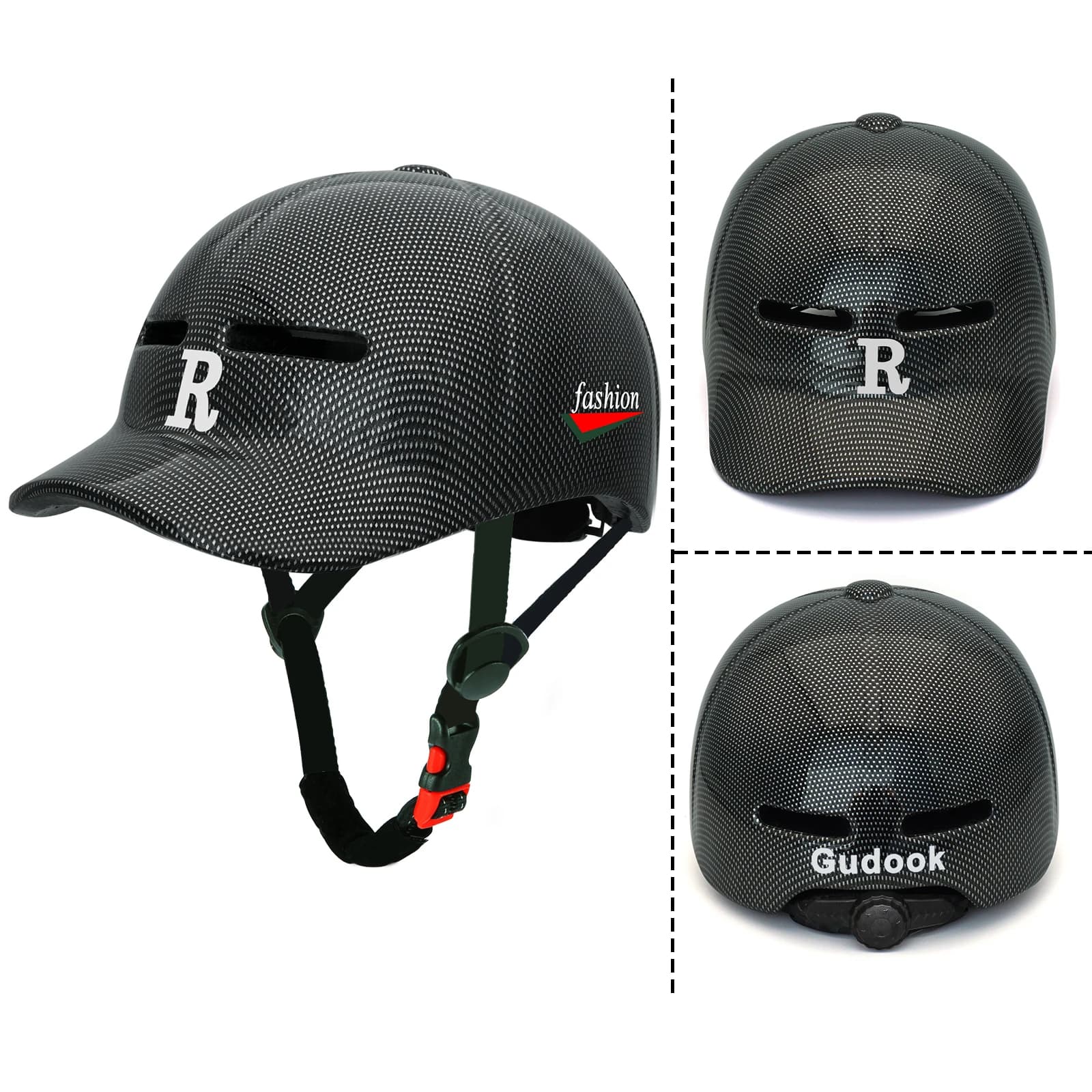 Cascos de bicicleta GUDOOK, nueva gorra de béisbol con visera, casco de bicicleta para adultos, cascos de bicicleta de montaña y carretera, tamaño