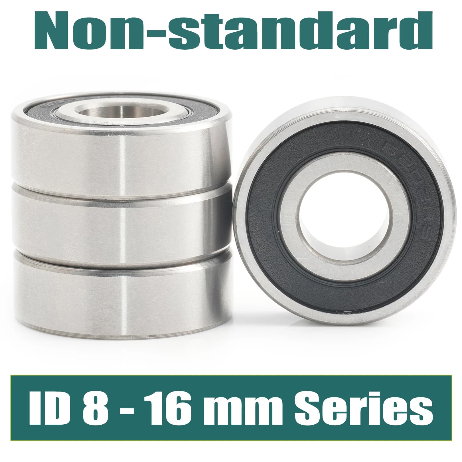 4 Uds rodamientos de bolas no estándar diámetro interior 8 10 11 12 13 14 15 16 mm diámetro exterior 23 26 28 30 31 32 34 35 37 38 40mm 2RS ZZ