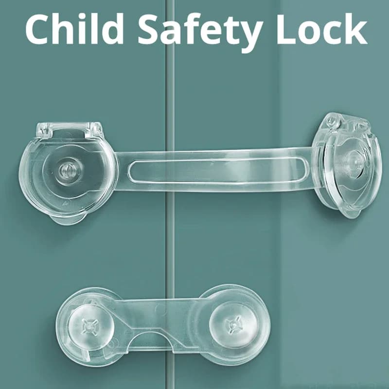 Cerradura de seguridad para niños, cerradura para bebé, cajón de nevera, cierre de puerta de seguridad para niños, protector para niños babi