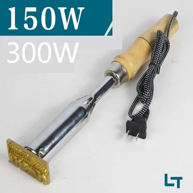 Máquina de marca de 150w/300w, marca de pastel de hierro eléctrico, sello de cuero de bambú, molde de cobre, logotipo de quemadura de madera, sello