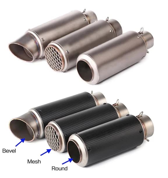 Gp-project-silenciador de tubo de Escape Universal para motocicleta, fibra de carbono, para Suzuki Gsxs1000, Kawasaki Versys 1000, Escape Sc