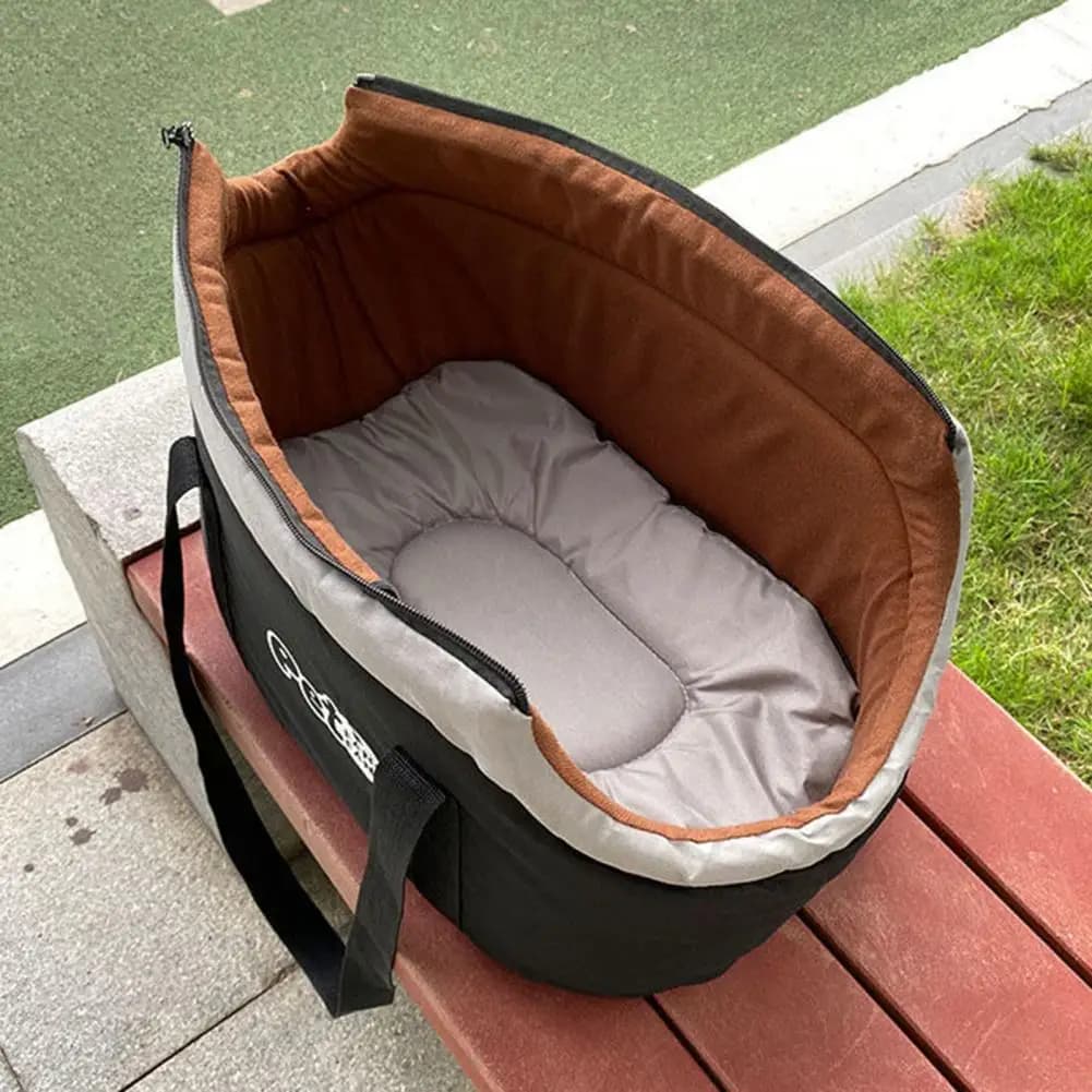 Bolsa para mascotas, almohadilla Interior de tela ajustable de lado suave, bolsa de transporte para mascotas, transportador de gatos, bolso de viaje
