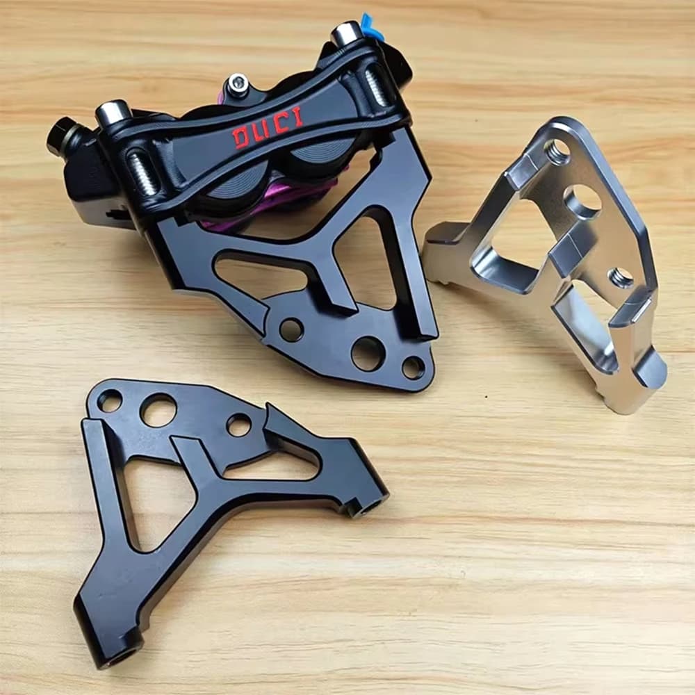 Soporte/adaptador de pinza de freno delantera para motocicleta de 30/31/33 núcleos, para pinza de freno de montaje de 100 mm, para disco de freno de