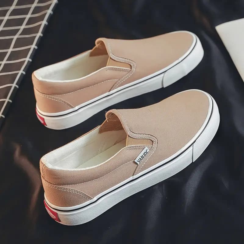 Zapatos de lona lisos para hombre, zapatillas de lona transpirables, zapatos informales sin cordones para hombre y mujer, alpargatas, zapatos
