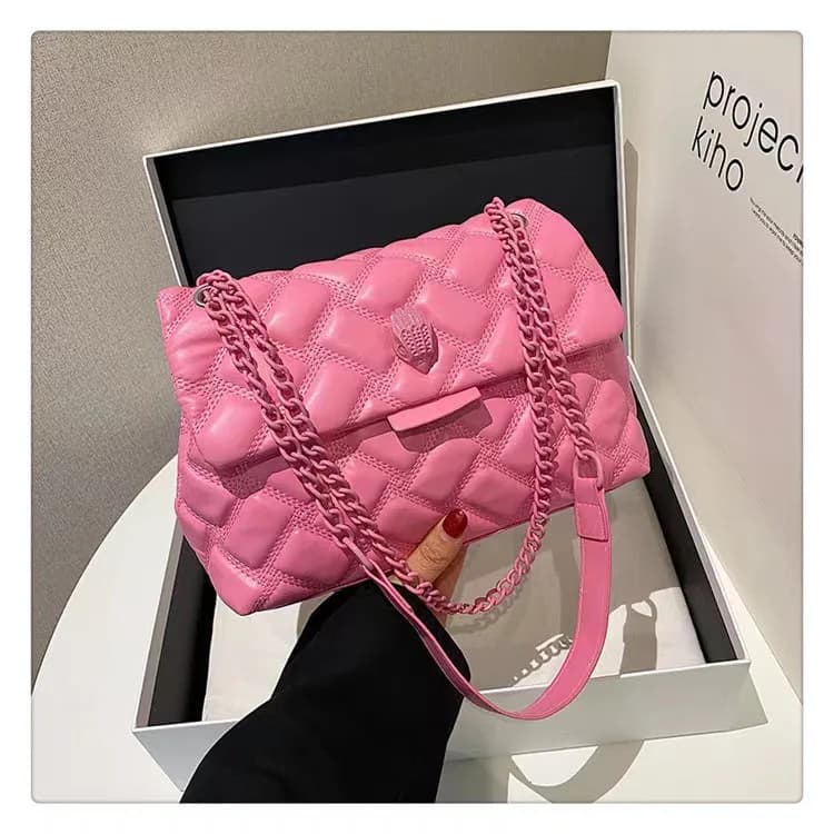 Bolso de hombro de lujo a la moda para mujer, bolsos de marca de gran capacidad con bordado de cuero PU, bolso de mano para mujer, bolso de hombro