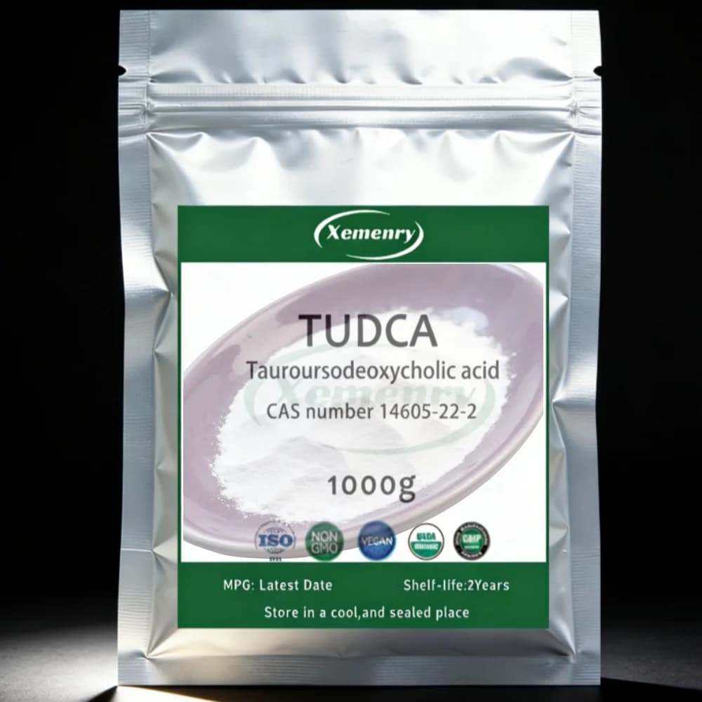 CAS 14605-22-2 Polvo de TUDCA 100% Puro en Oferta, Ácido Tauroursodeoxicolico, Materia Prima, Envío Gratis