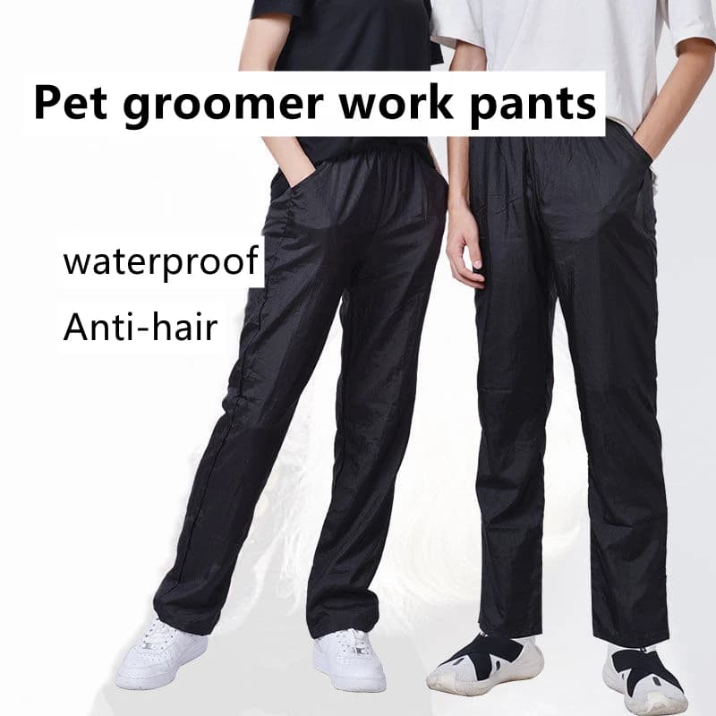 Ropa de trabajo para el cuidado de mascotas, pantalones largos, pantalones cortos, pantalones cortos impermeables, uniformes para peluquería y