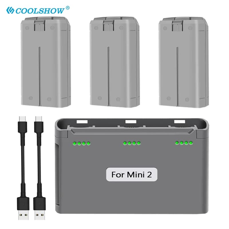 Batería de Dron para DJI Mini 2 SE MINI 4K, concentrador de carga de batería para Mini2 2SE UAV, accesorios de baterías de vuelo inteligentes