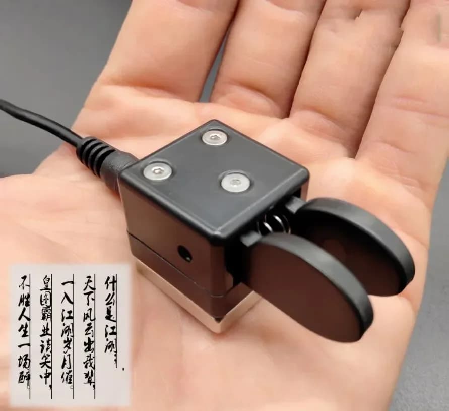 Mini llave Morse de doble paleta, llave CW, Base automática, adsorción magnética para Radio de onda corta