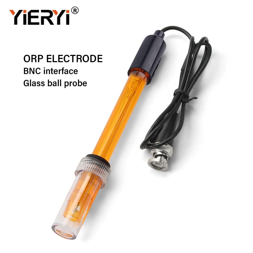 Sonda de Repuesto ORP Yieryi para Acuario, Spa, Piscina, Electrodo de Potencial de Oxidación-Reducción, Conector BNC Q9, 256mv, Prueba de Polvo