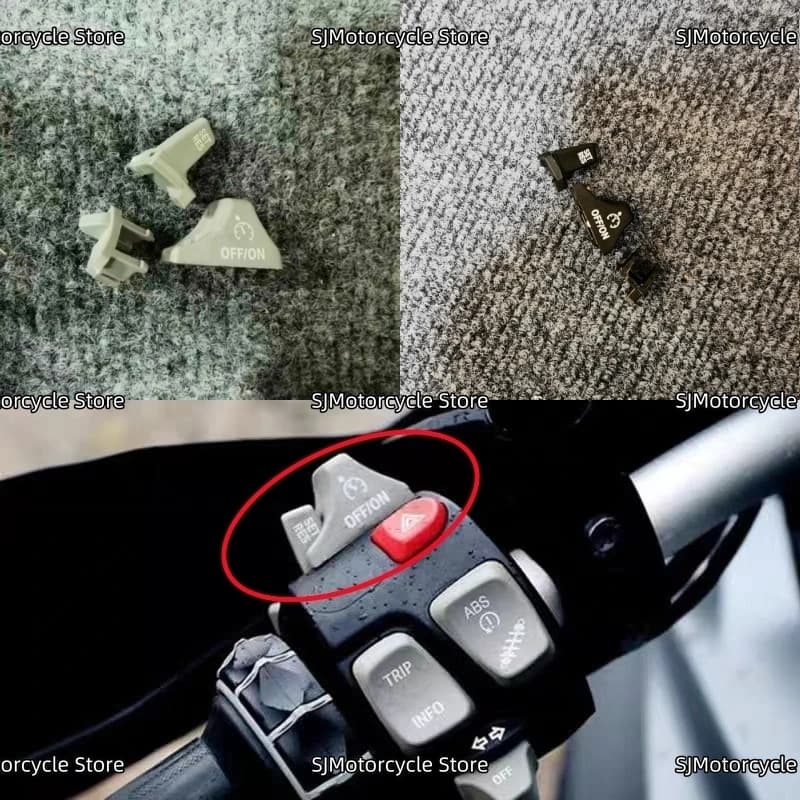 Interruptor de combinación izquierda, botón de Control de crucero de velocidad fija apto para BMW S1000R/RR/XR R1200GS/RT R1250GS/RT K1600 F750GS